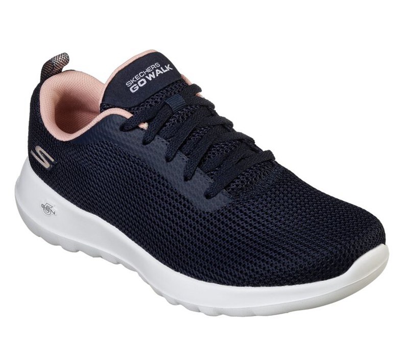 Skechers Dam Marinblå/Rosa Sneakers - Gowalk Joy - Upturn - Sverige (HBICY-0361)